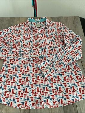 Ariat Real Women’s Fitted Button Shirt Western Rodeo Cowgirl Flip Cuffs XL